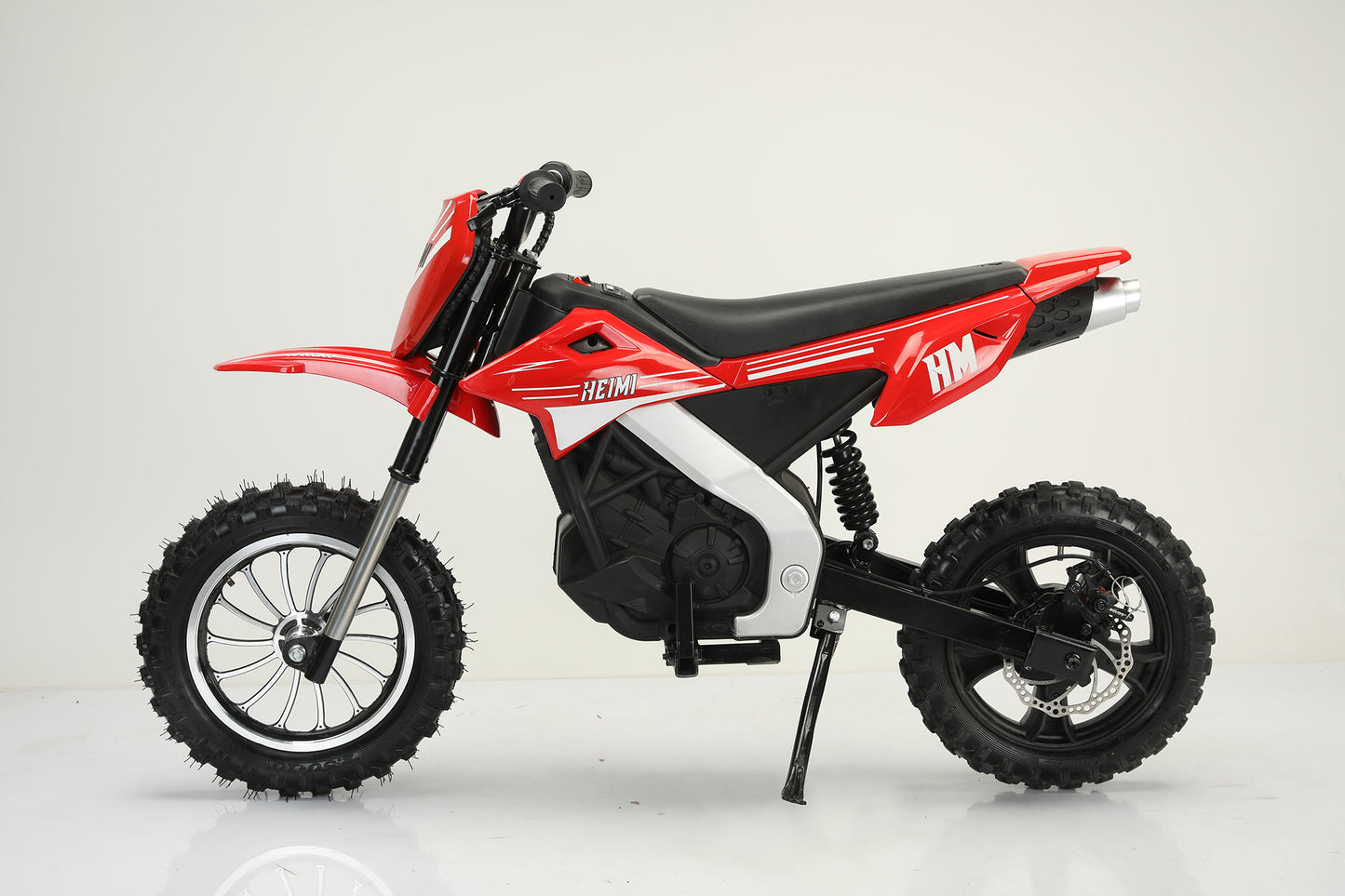 TAMCO HM3288 RED kids electric motorcycle 36V children ride on motorcycle with 300W brushless motor/PU seat/inflatable wheel/Front car upside down shock absorption,disc brake, Aluminium alloy front wheel