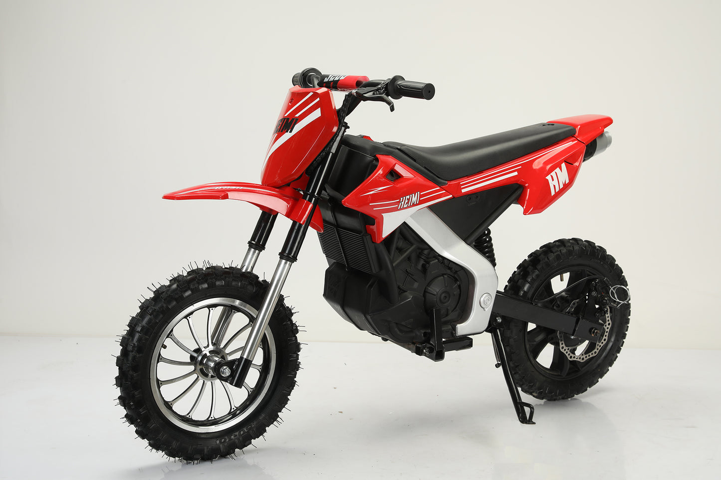 TAMCO HM3288 RED kids electric motorcycle 36V children ride on motorcycle with 300W brushless motor/PU seat/inflatable wheel/Front car upside down shock absorption,disc brake, Aluminium alloy front wheel