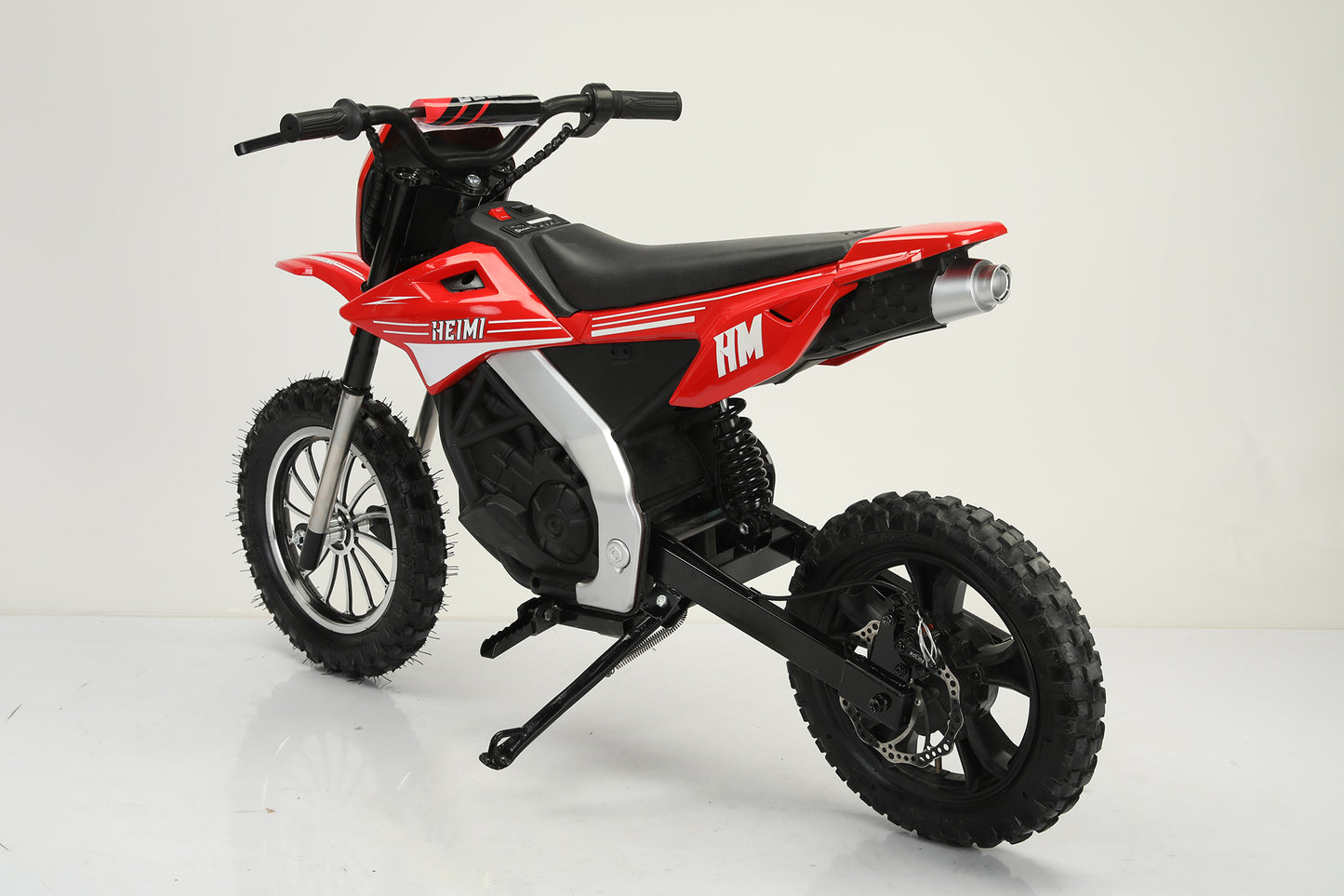 TAMCO HM3288 RED kids electric motorcycle 36V children ride on motorcycle with 300W brushless motor/PU seat/inflatable wheel/Front car upside down shock absorption,disc brake, Aluminium alloy front wheel