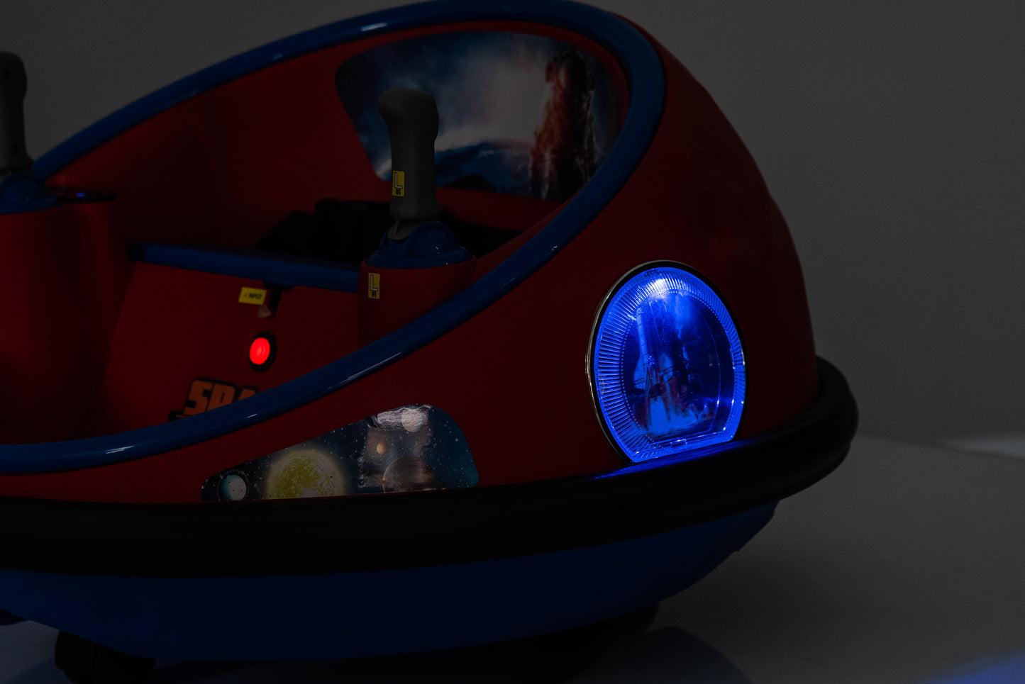 TAMCO Kids Electric Ride On Bumper Car, Vehicle Remote Control 360 Spin Ride On Vehicles for 3-6 years Kids with Colorful lights, DLS-K1, free shipping
