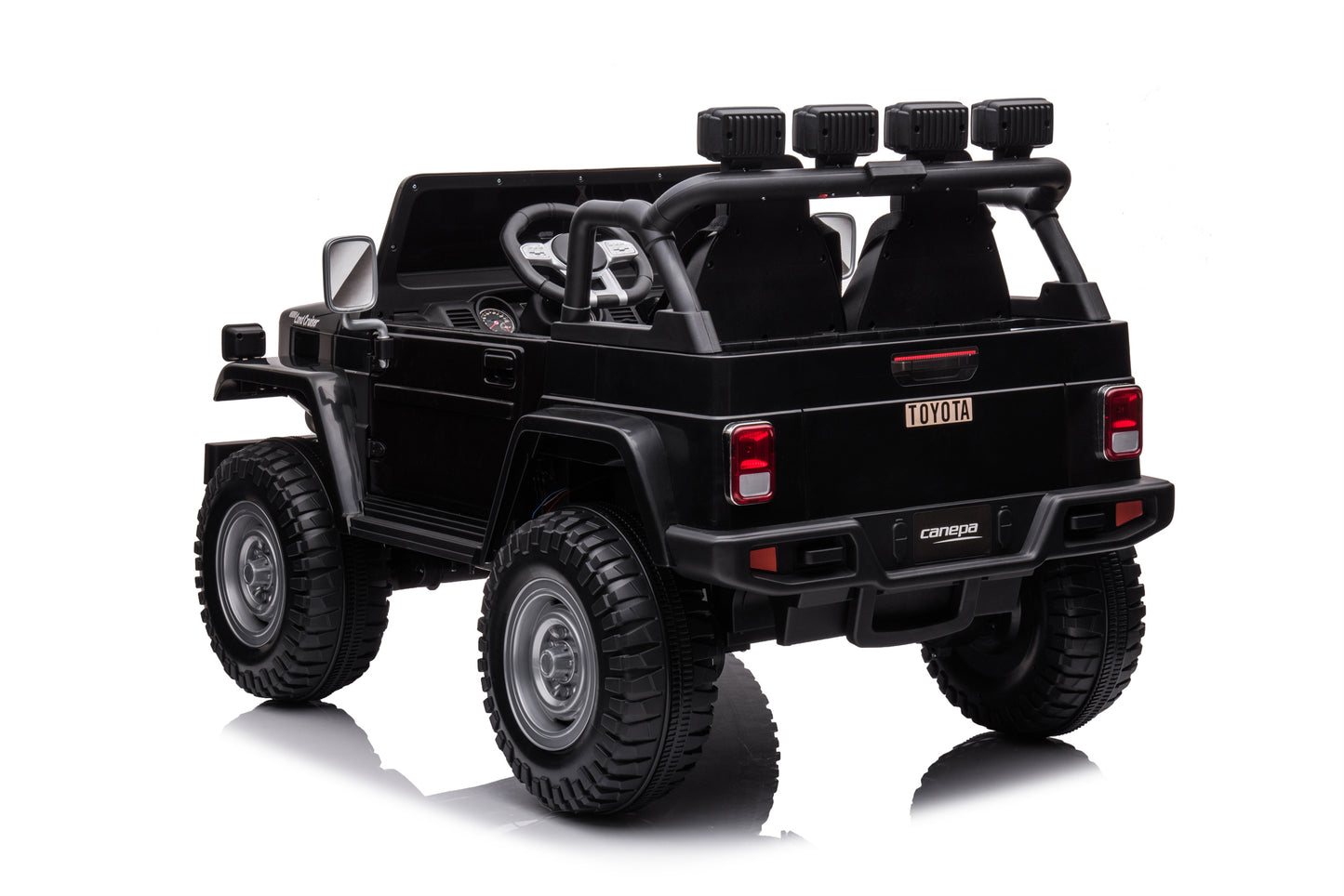 TAMCO Painted Black Toyota Kids Ride on Car, kids electric car, riding toy cars for kids Amazing gift for 3~6 years boys/grils S316