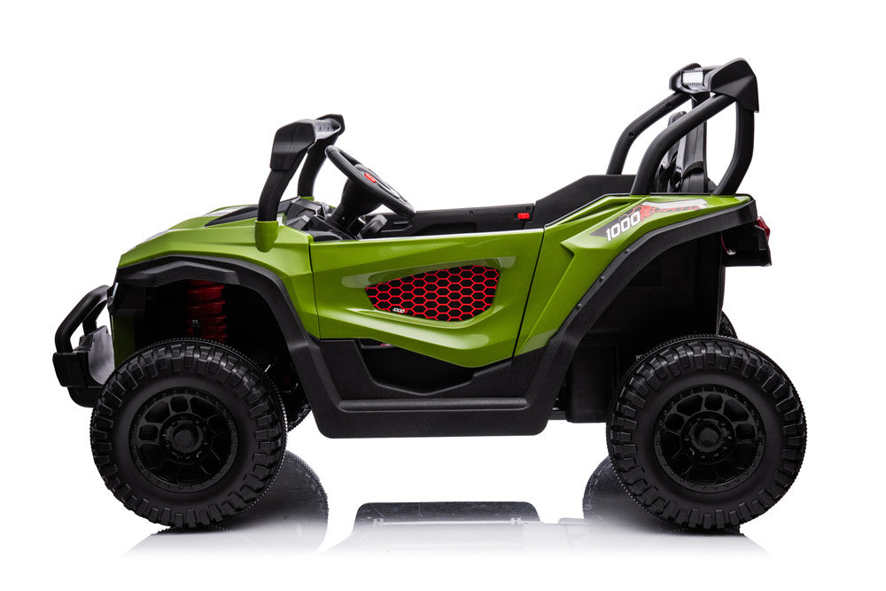 TAMCO S618 Green kids electric ride on car 24V two seat big UTV car, kids toys car with EVA wheel/PU seat / 2.4G R/C , free shipping