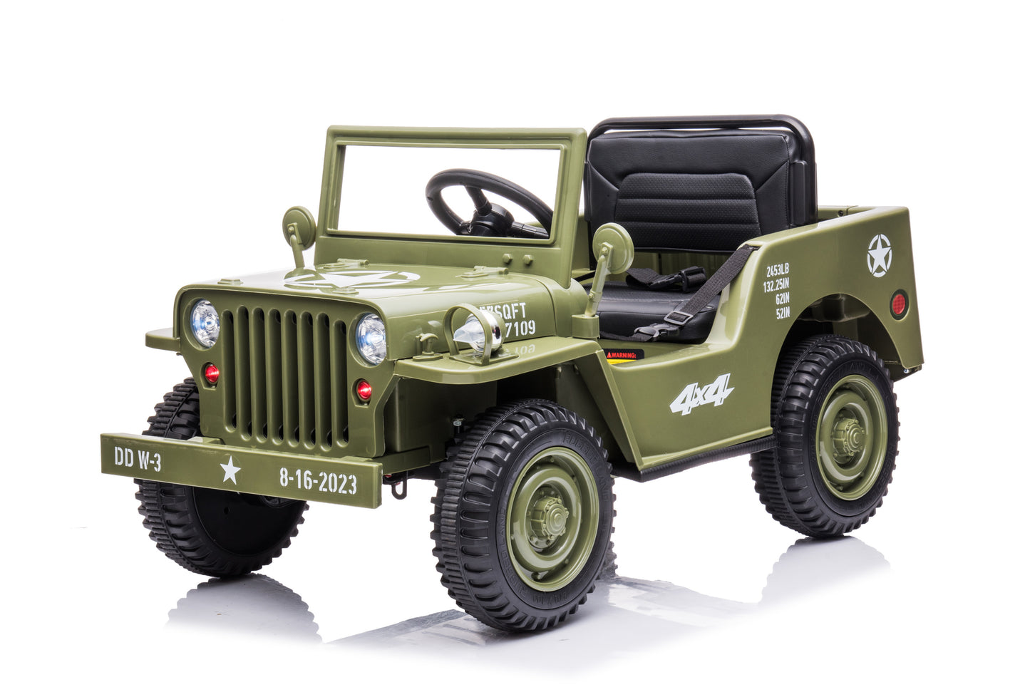 TAMCO JH-103 olive green kids electric ride on car ,kids toys car with 2.4G R/C, free shipping