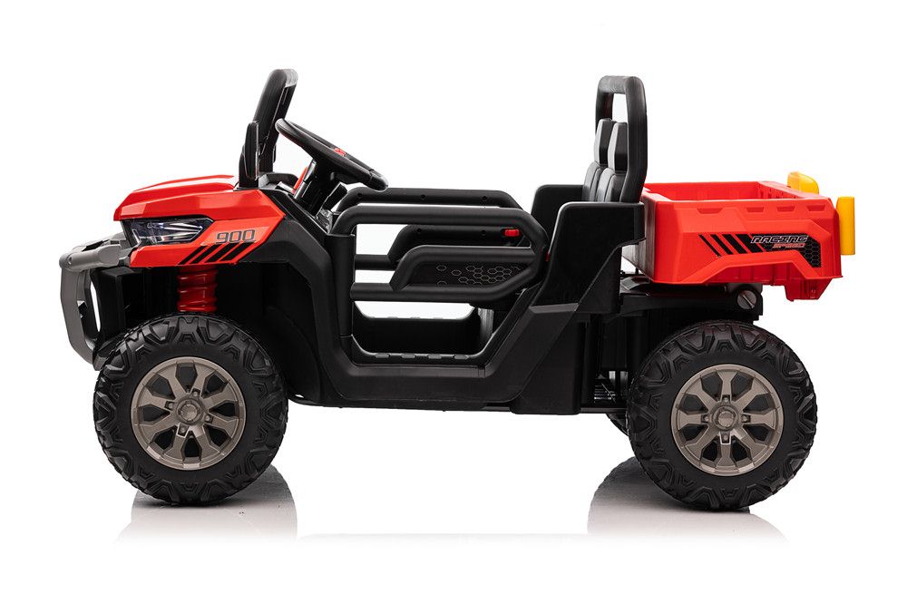 TAMCO Electric Big Kids Ride on Cars, Red Kids Toys Car with 2 Leather Seat, XMX623, free shopping