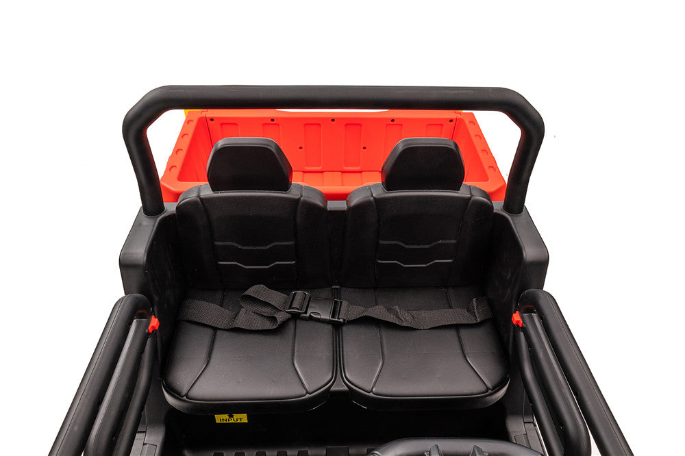 TAMCO Electric Big Kids Ride on Cars, Red Kids Toys Car with 2 Leather Seat, XMX623, free shopping