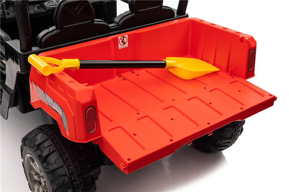 TAMCO Electric Big Kids Ride on Cars, Red Kids Toys Car with 2 Leather Seat, XMX623, free shopping