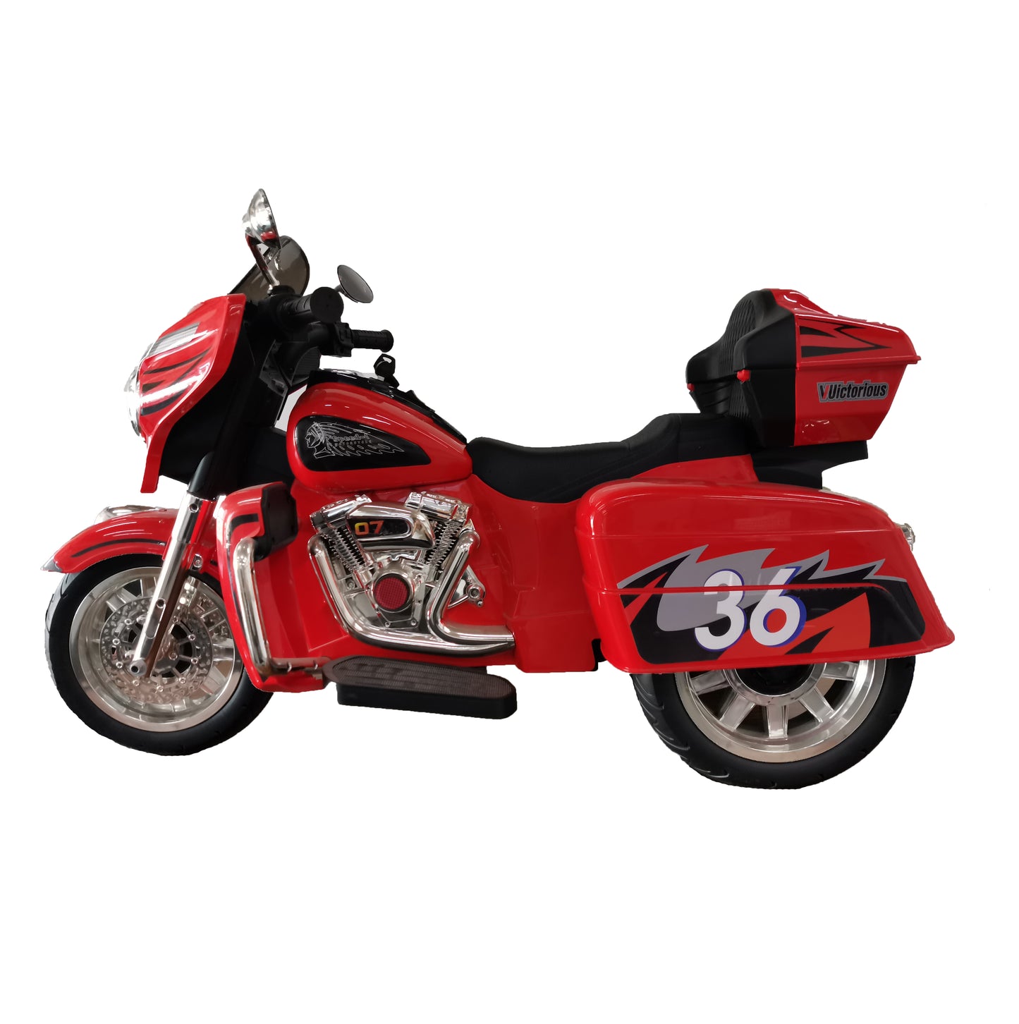 TAMCO T1800 white/red/black big kids electric motorbike,kids toys car,large capacity trunk,free shipping