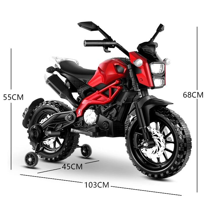 TAMCO-T2 painted RED kids 12V motorcycle ,hand drive, electric motorcycle Children ride on motorcycle ,free shipping