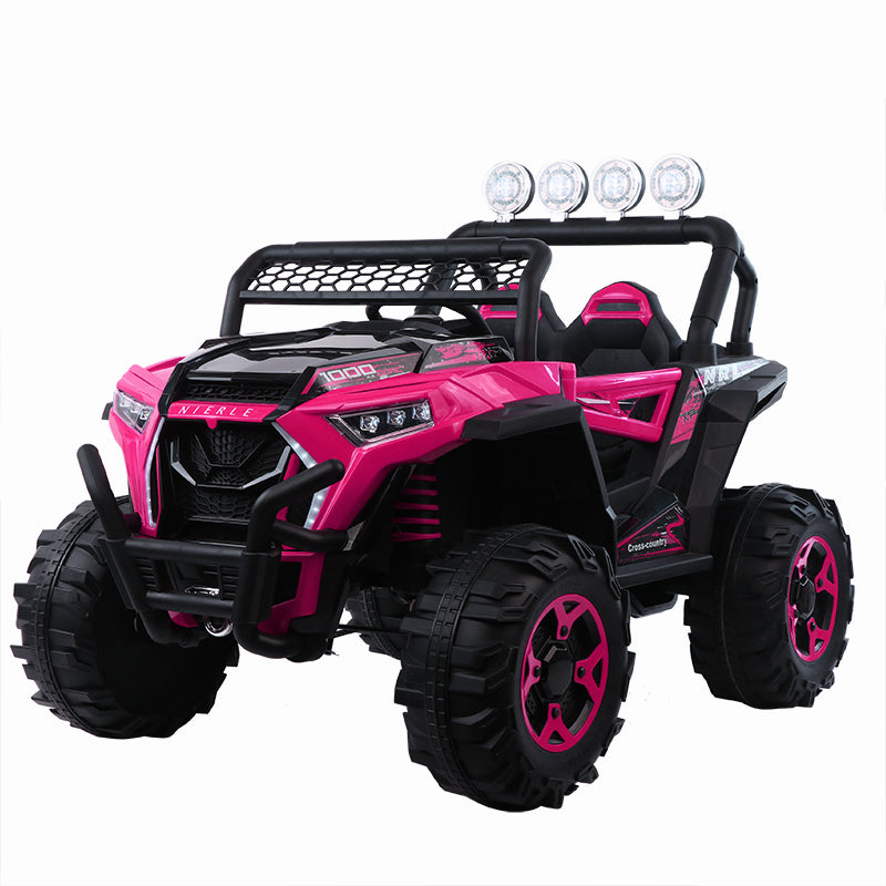 peg perego pink jeep TAMCO 928 PINK 4MD big kids electric ride on UTV, kids toys car with 2 – Alison Toys