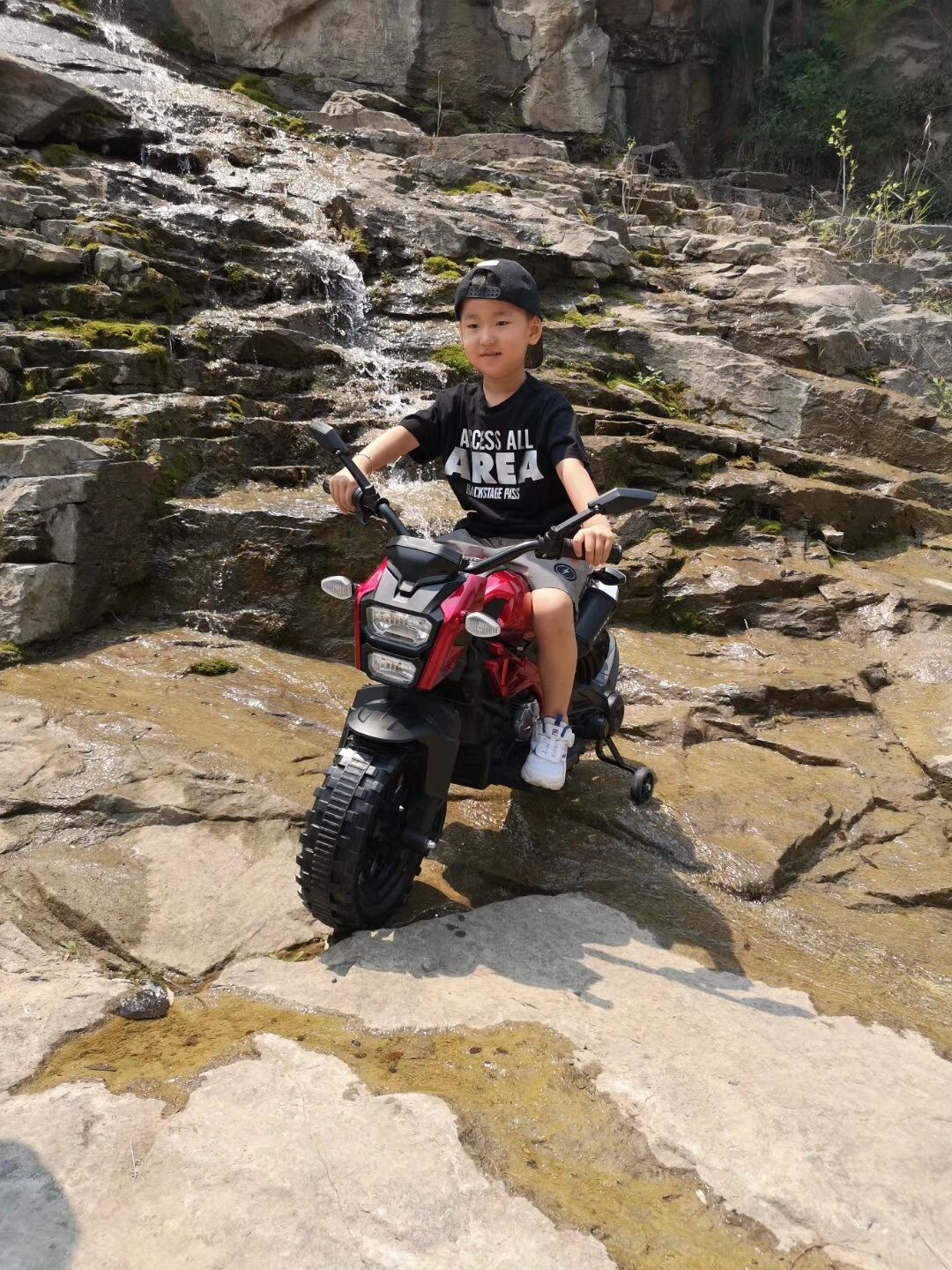 TAMCO-T2 painted RED kids 12V motorcycle ,hand drive, electric motorcycle Children ride on motorcycle ,free shipping