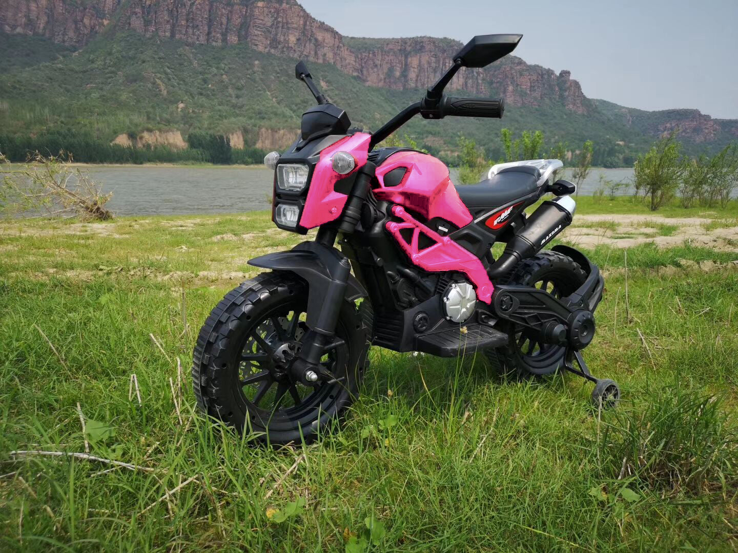 TAMCO-T2 painted RED kids 12V motorcycle ,hand drive, electric motorcycle Children ride on motorcycle ,free shipping