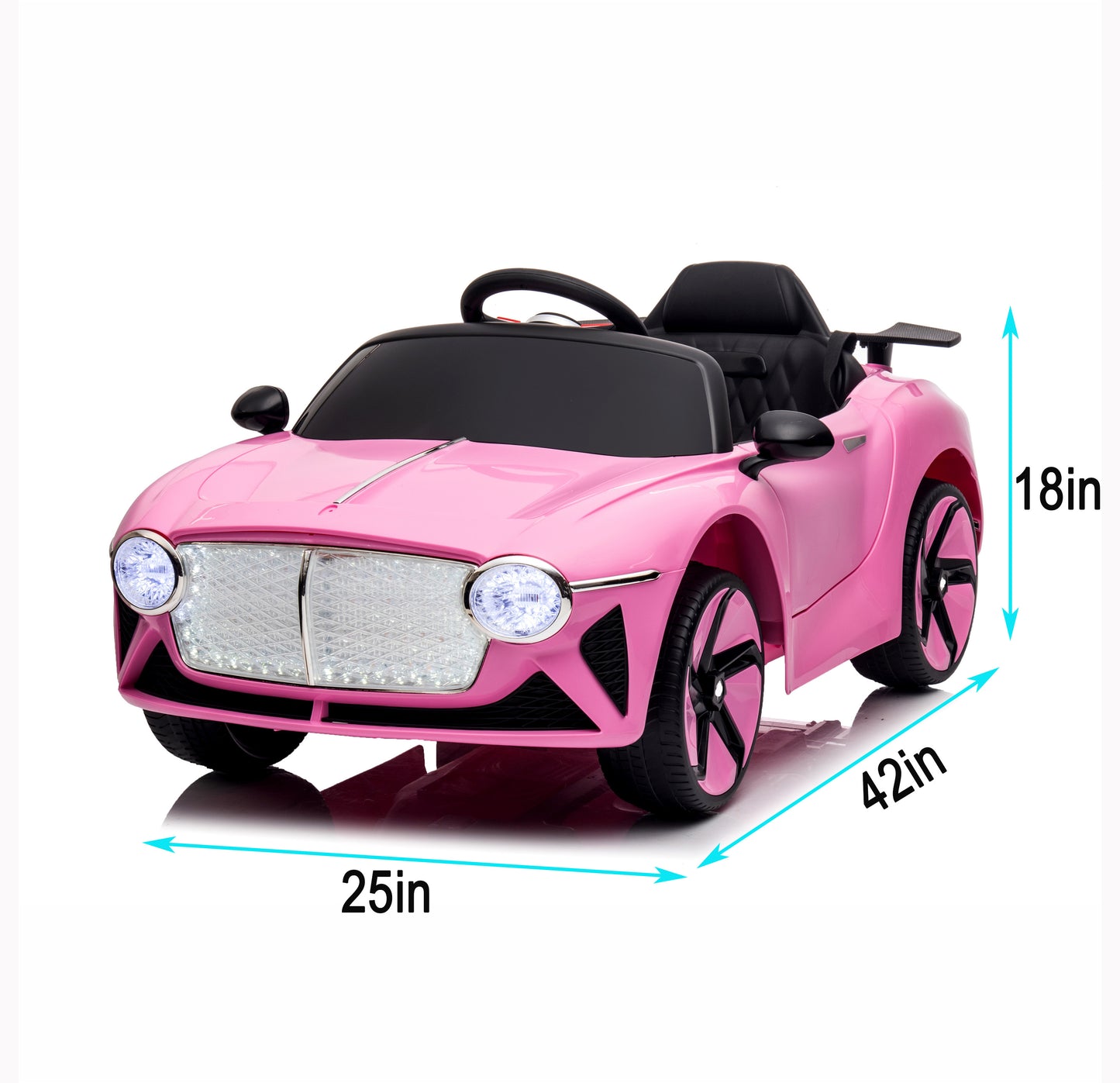 Tamco 6688 pink ride on car, kids electric car, riding toys for kids with remote control Amazing gift for 3~6years boys/grils