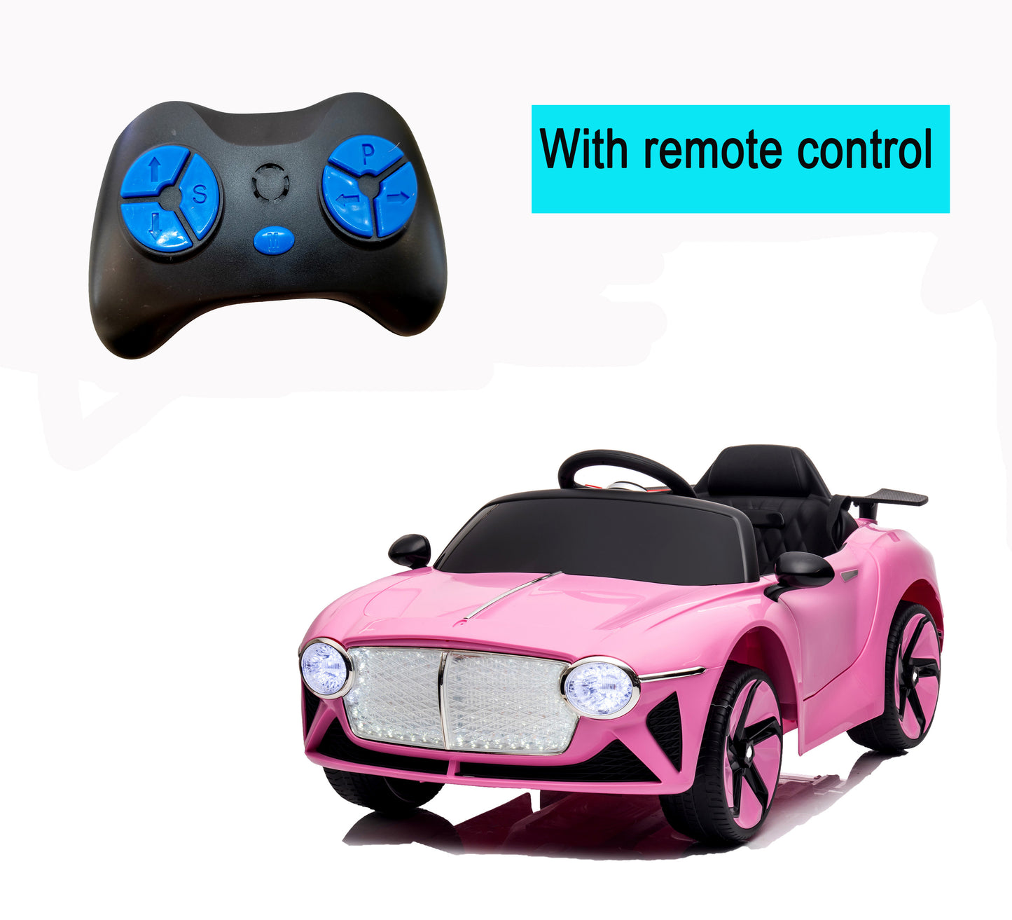 Tamco 6688 pink ride on car, kids electric car, riding toys for kids with remote control Amazing gift for 3~6years boys/grils