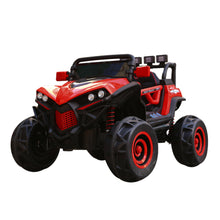 TAMCOXJL-588 RED  kids electric ride on big  UTV  with/ 4MD/ two seat/fan  2.4G R/C , free shipping