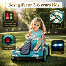 TAMCO Green/pink/grey Kids Ride on Cars, Kids Electric Car, Toy Cars for Kids with Remote Control Amazing gift for 3~6years boys/grils NEL-1001