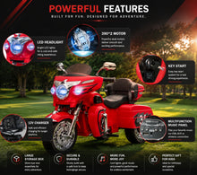TAMCO T1800 white/red/black big kids electric motorbike,kids toys car,large capacity trunk,free shipping