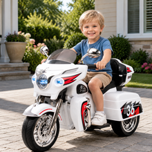 TAMCO T1800 white/red/black big kids electric motorbike,kids toys car,large capacity trunk,free shipping