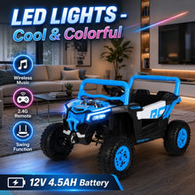 WMT-1988 12V Kids Ride On Car with Remote Control, Swing & Music Player