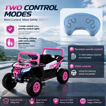 WMT-1988 12V Kids Ride On Car with Remote Control, Swing & Music Player