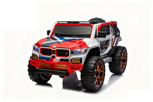TAMCO M5RR white+red/yellow+red , big kids electric ride on UTV,kids toys car,EVA wheel with light,leather seat,free shipping