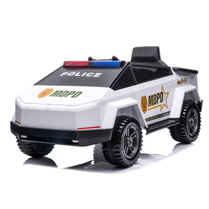 TAMCO White Tesla Police Car Kids Ride on Car, kids electric car, riding toy cars for kids Amazing gift for 3~6 years boys/grils  BRD-2102