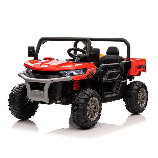 TAMCO Electric Big Kids Ride on Cars, Red Kids Toys Car with 2 Leather Seat, XMX623, free shopping