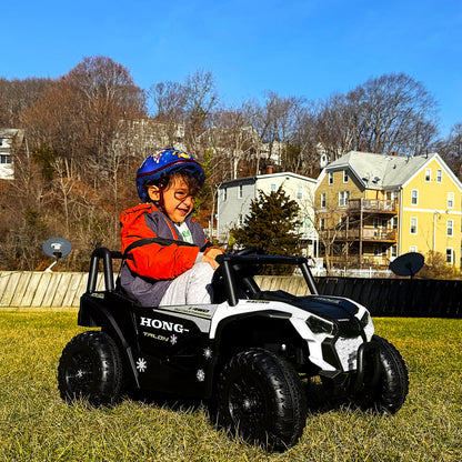 TAMCO T8088 White Electric ride on UTV,kids toy cars,MP3,USB,early education, ride on car for kids,free shipping