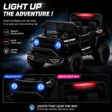 WMT-206 12V Kids Ride On Car with Remote Control, Double Doors & Lights