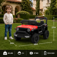 WMT-206 12V Kids Ride On Car with Remote Control, Double Doors & Lights