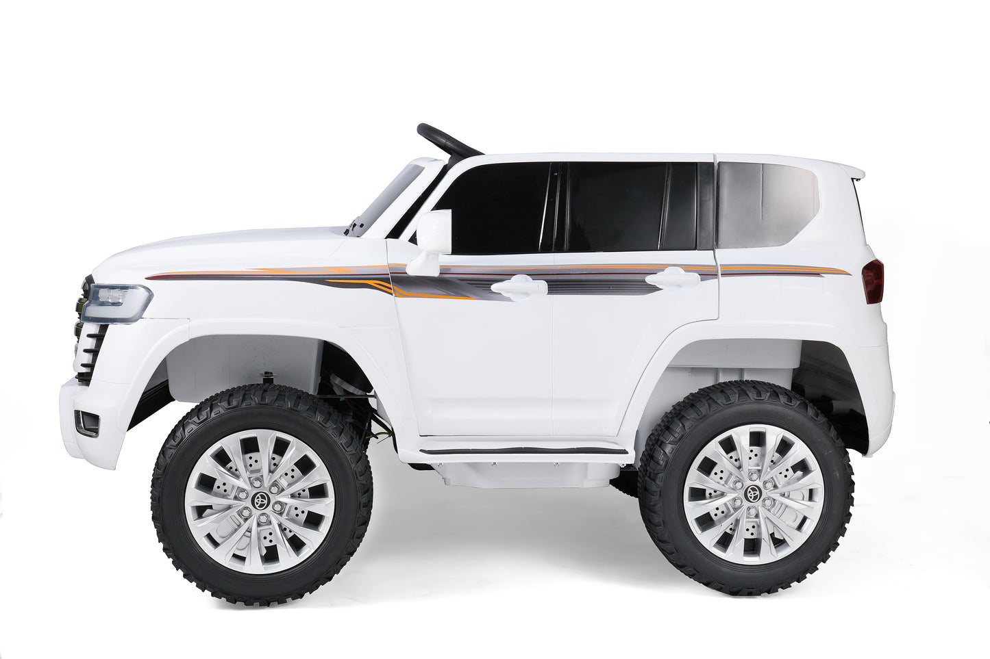 TAMCO LC-300 white, big kids electric ride on UTV,kids toys car,EVA wheel，leather seat, front base plate with light,free shipping