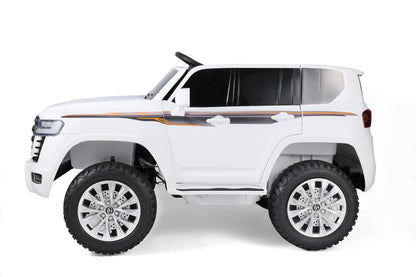 TAMCO LC-300 white, big kids electric ride on UTV,kids toys car,EVA wheel，leather seat, front base plate with light,free shipping