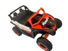TAMCO Electric Big Kids Ride on Cars, Black+Orange Kids Toys Car with 2 Leather Seat, NEL-901 , free shopping