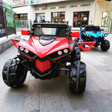 TAMCOXJL-588 RED  kids electric ride on big  UTV  with/ 4MD/ two seat/fan  2.4G R/C , free shipping