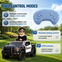 P5 12V Kids Ride On Car with Remote Control, Double Doors & Music Player