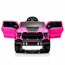P1 12V Kids Ride On Car with Remote Control, Double Doors & Trunk Storage