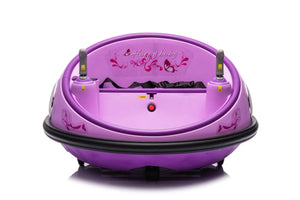 TAMCO Purple Kids Electric Ride On Bumper Car, Vehicle Remote Control 360 Spin Ride On Vehicles for 3-6 years Kids with Colorful lights, DLS-K1, free shipping