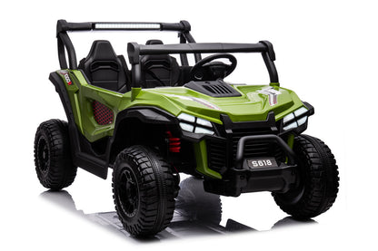 TAMCO S618 Green  kids electric ride on car 24V two seat big UTV car, kids toys car with EVA wheel/PU seat / 2.4G R/C , free shipping
