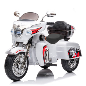TAMCO T1800 white/red/black big kids electric motorbike,kids toys car,large capacity trunk,free shipping