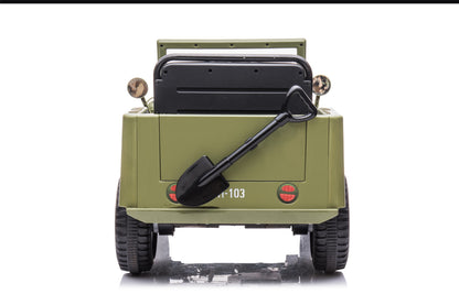 TAMCO JH-103 olive green kids electric ride on car  ,kids toys car with  2.4G R/C, free shipping