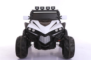 TAMCOXJL-588 white  kids electric ride on big  UTV  with/ 4MD/ two seat/fan  2.4G R/C , free shipping