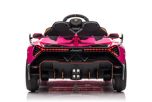 TAMCO Pink Lamborghini 12V electric kids ride on cars two seat  big toy cars for kids with leather seat, XMX615B, free shipping