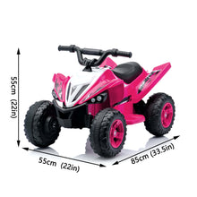 TAMCO NEL-001 BLUE/PINK Kids Electric Car for 3-6 Years, Dual Motor 12V4.5AH Battery Powered Ride On Toy with Bluetooth Music, LED Lights, 2 Speed Modes, Forward/Backward - Blue/Pink, Toddler First Car Gift