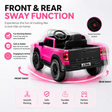 P1 12V Kids Ride On Car with Remote Control, Double Doors & Trunk Storage