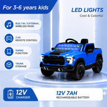 P1 12V Kids Ride On Car with Remote Control, Double Doors & Trunk Storage