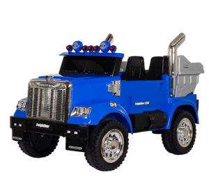TAMCO-HZB-618  blue  Licensed Freightliner Cronado  Kids electric ride on car children toy car  with remote control ,free shipping
