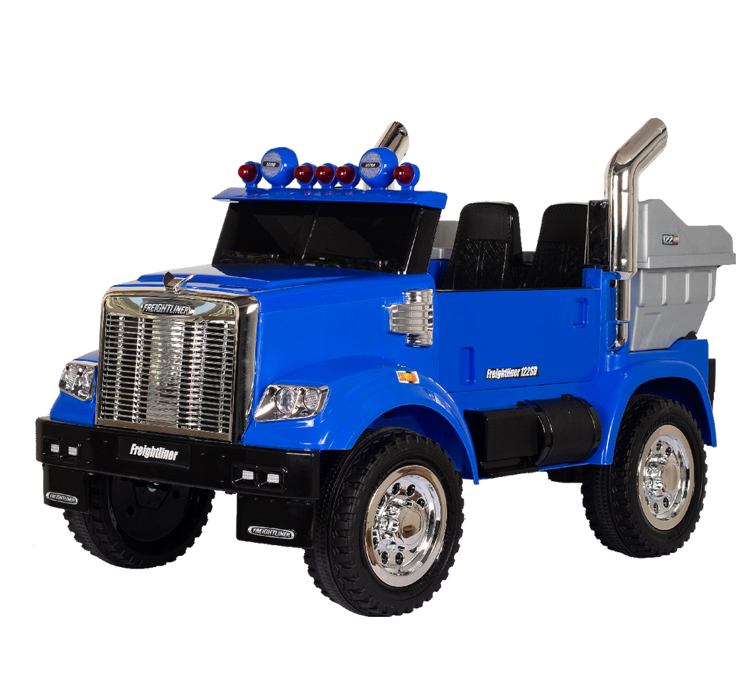 TAMCO-HZB-618  blue  Licensed Freightliner Cronado  Kids electric ride on car children toy car  with remote control ,free shipping