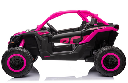 TAMCO Light Pink/dark All Terrain Vehicle kids electric ride on car two seat big car, kids toys car with EVA wheel/leather seat DK-CA001, free shipping