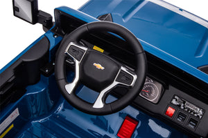 TAMCO-A8805 blue  Licensed  Chevrolet Silverado  Ride On Car 24V 4MD,with EVA Wheel/PU seat  free shipping