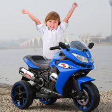TAMCO-1200 blue ,kids  electric motorcycle 3 wheels 2 motor 12V battery  Children ride on motorcycle with lightting wheels ,free shipping