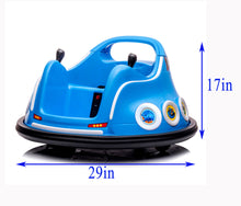 TAMCO S318 BLUE  Ride On Bumper Car, Bumper Car for kids,electric bumper car Remote Control 360 Spin kids bumper for 3-6 years  Girls Boys Toddler Kids  rechargeable gift  car  with  Colorful lights